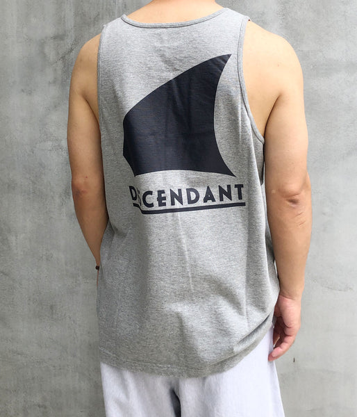 DESCENDANT/GENNAKER ORGANIC COTTON TANK TOP (GRAY)