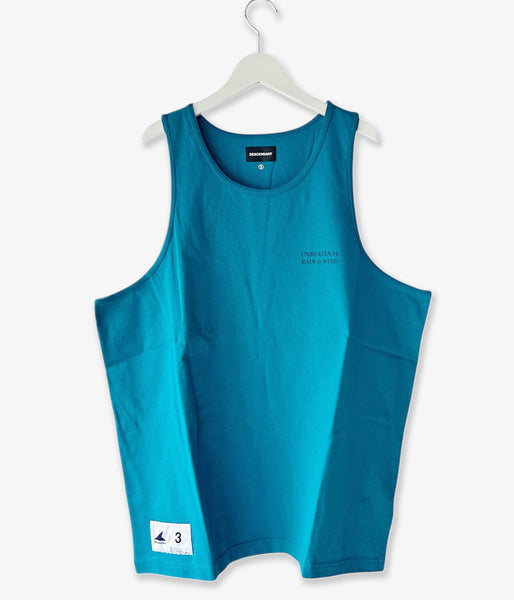 DESCENDANT/GENNAKER ORGANIC COTTON TANK TOP (TEAL)