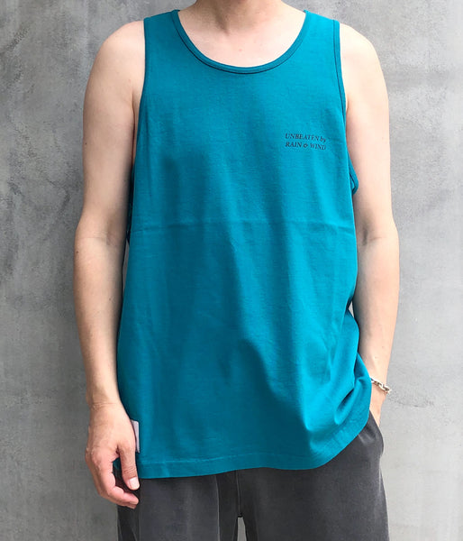 DESCENDANT/GENNAKER ORGANIC COTTON TANK TOP (TEAL)