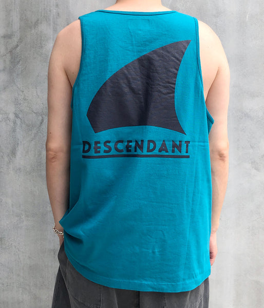 DESCENDANT/GENNAKER ORGANIC COTTON TANK TOP (TEAL)