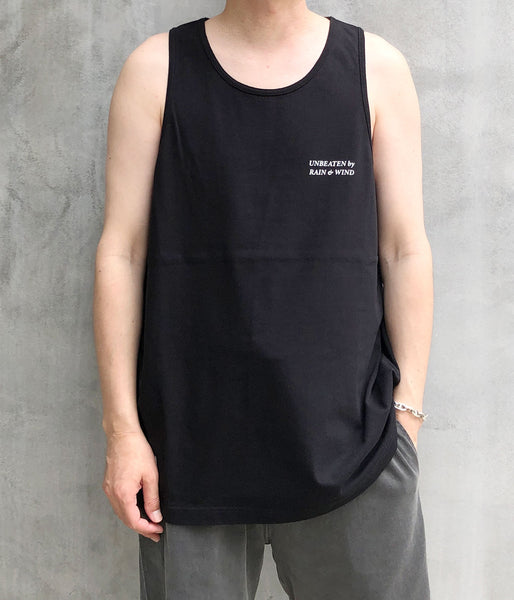 DESCENDANT/GENNAKER ORGANIC COTTON TANK TOP (BLACK)