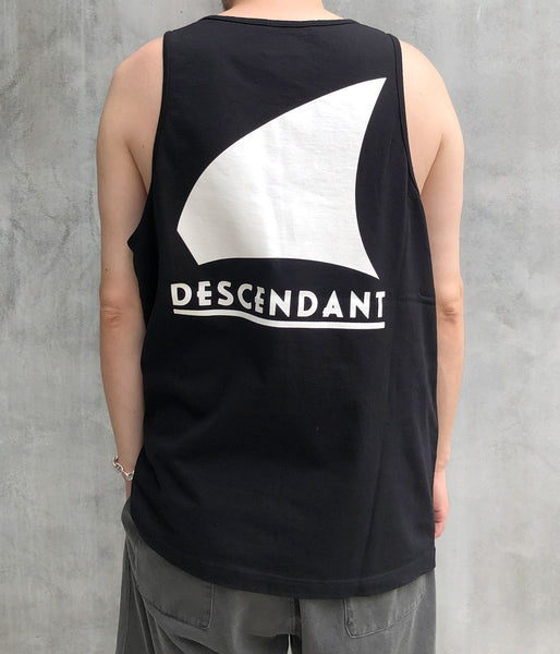 DESCENDANT/GENNAKER ORGANIC COTTON TANK TOP (BLACK)