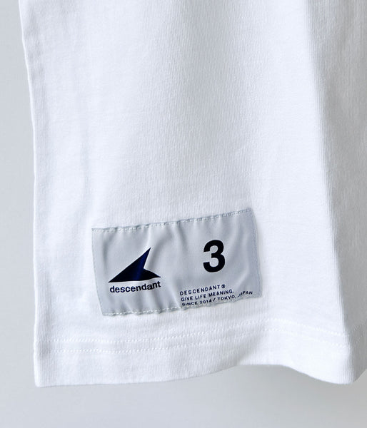 DESCENDANT/ENVIRONMENT ORGANIC COTTON SS (WHITE)