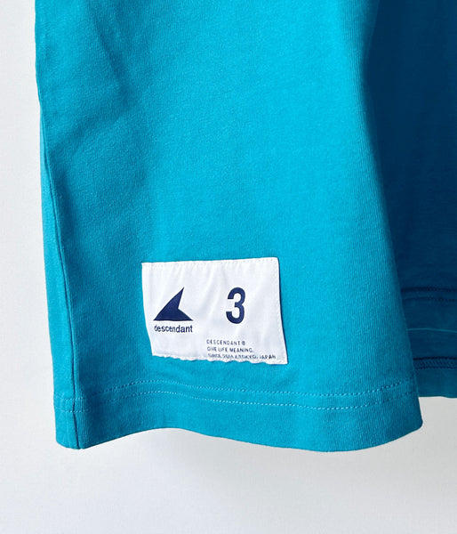 DESCENDANT/ENVIRONMENT ORGANIC COTTON SS (TEAL)