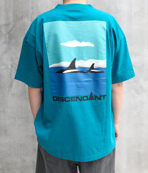 DESCENDANT/ENVIRONMENT ORGANIC COTTON SS (TEAL)