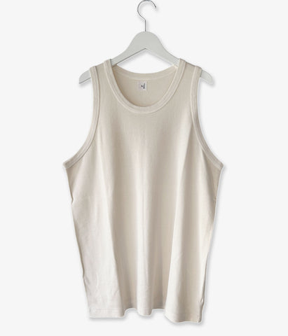 blurhms ROOTSTOCK/CLASSIC RIB-FIT TANKTOP (DustIvory)