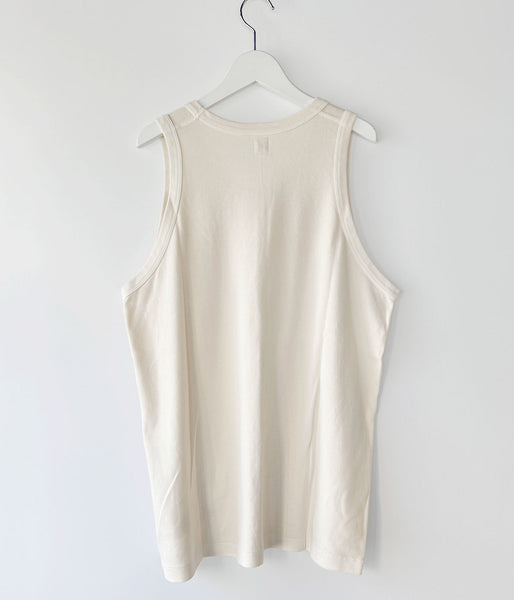 blurhms ROOTSTOCK/CLASSIC RIB-FIT TANKTOP (DustIvory)