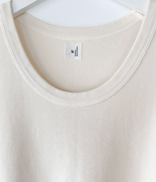 blurhms ROOTSTOCK/CLASSIC RIB-FIT TANKTOP (DustIvory)