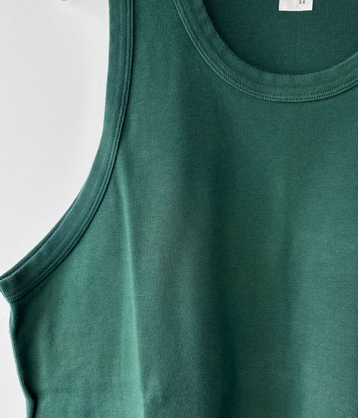 blurhms ROOTSTOCK/CLASSIC RIB-FIT TANKTOP (FadeSulfurGreen)