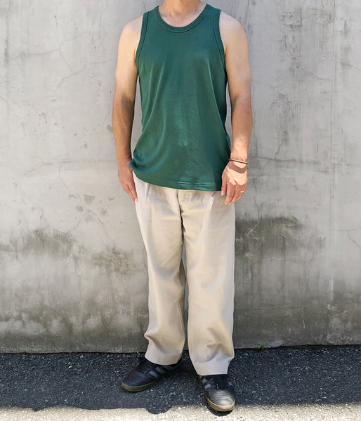 blurhms ROOTSTOCK/CLASSIC RIB-FIT TANKTOP (FadeSulfurGreen)