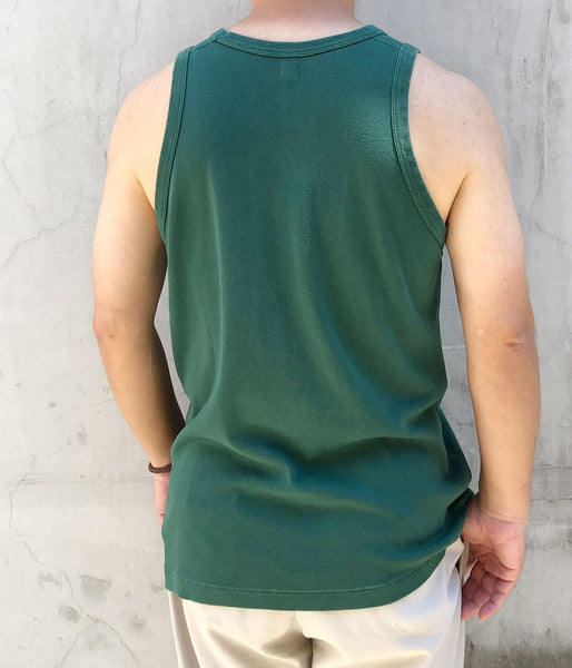 blurhms ROOTSTOCK/CLASSIC RIB-FIT TANKTOP (FadeSulfurGreen)