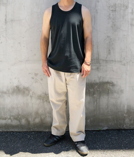 blurhms ROOTSTOCK/CLASSIC RIB-FIT TANKTOP (FadeSulfurBlack)