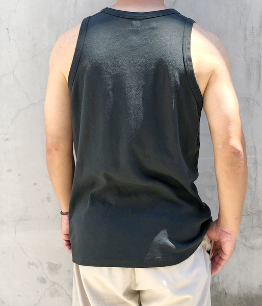 blurhms ROOTSTOCK/CLASSIC RIB-FIT TANKTOP (FadeSulfurBlack)