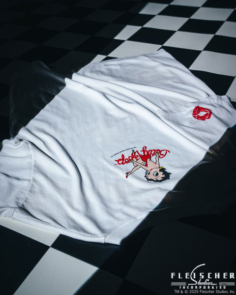 SAINT MICHAEL/BTY_SS TEE/BETTY/WHITE