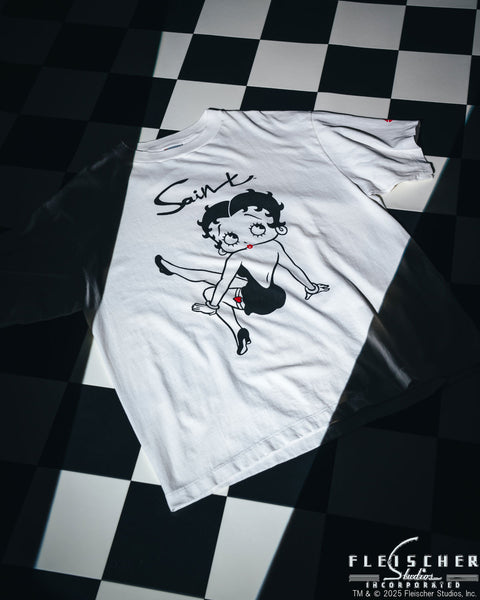 SAINT MICHAEL/BTY_SS TEE/BETTY/WHITE