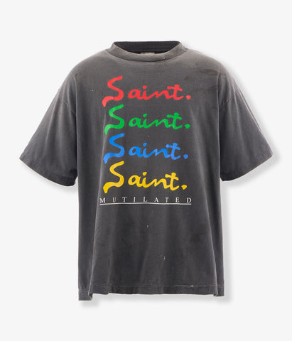 SAINT MICHAEL/SS TEE/MULATED/BLACK
