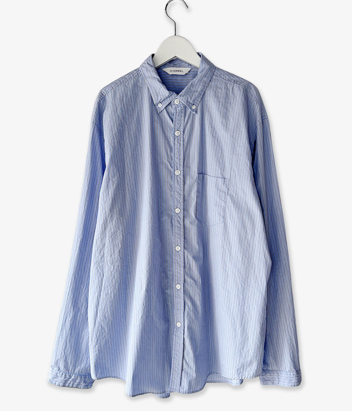 DIGAWEL/Buttondown shirt ①(stripe)