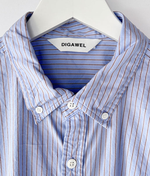 DIGAWEL/Buttondown shirt ①(stripe)