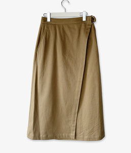holk/WRAP SKIRT (KHAKI)