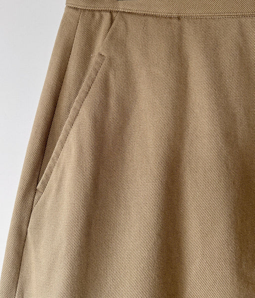 holk/WRAP SKIRT (KHAKI)
