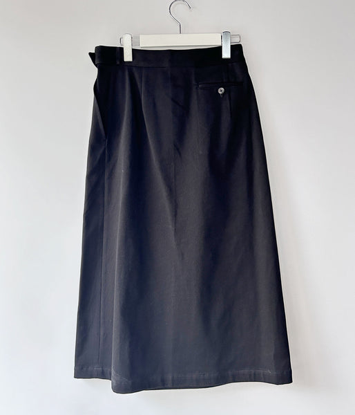 holk/WRAP SKIRT (BLACK)