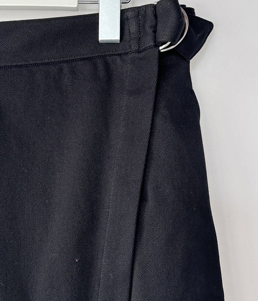 holk/WRAP SKIRT (BLACK)