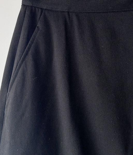 holk/WRAP SKIRT (BLACK)
