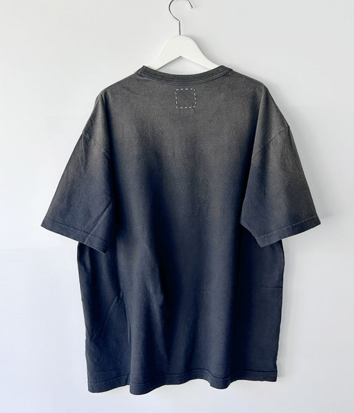 visvim/JUMBO TEE S/S DMGD (BLACK)
