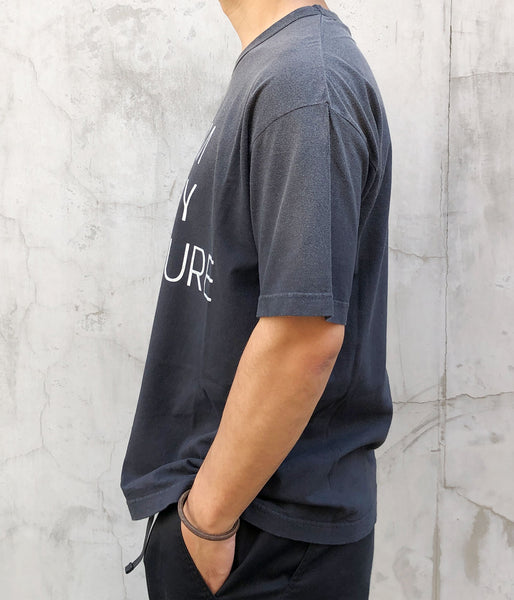 visvim/JUMBO TEE S/S DMGD (BLACK)