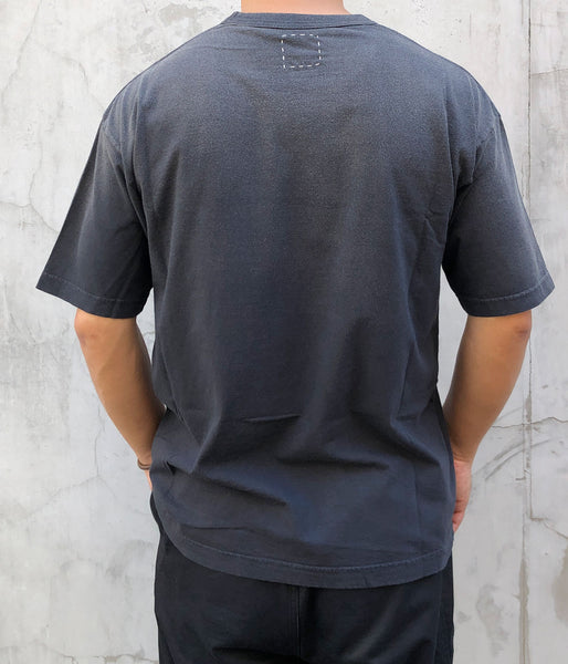 visvim/JUMBO TEE S/S DMGD (BLACK)