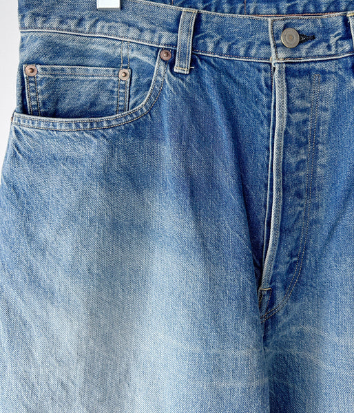 blurhms ROOTSTOCK/13.5oz DENIM PANTS WIDE (USED-indigo)
