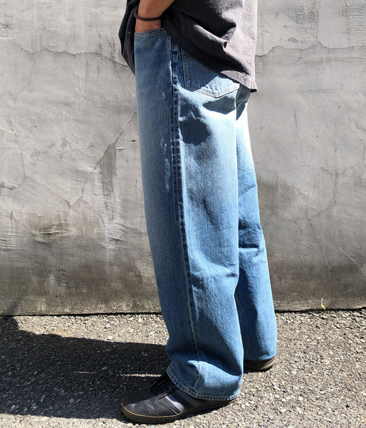 blurhms ROOTSTOCK/13.5oz DENIM PANTS WIDE (USED-indigo)