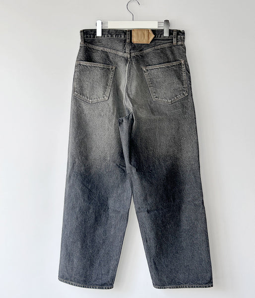 blurhms ROOTSTOCK/13.5oz DENIM PANTS WIDE (USED-SulfurBlack)