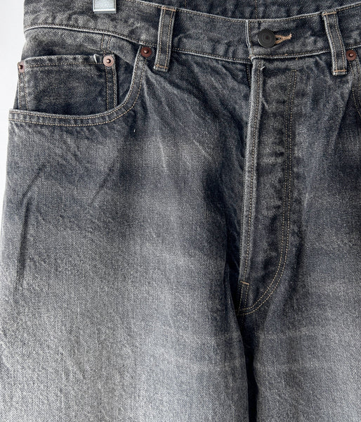 blurhms ROOTSTOCK/13.5oz DENIM PANTS WIDE (USED-SulfurBlack)