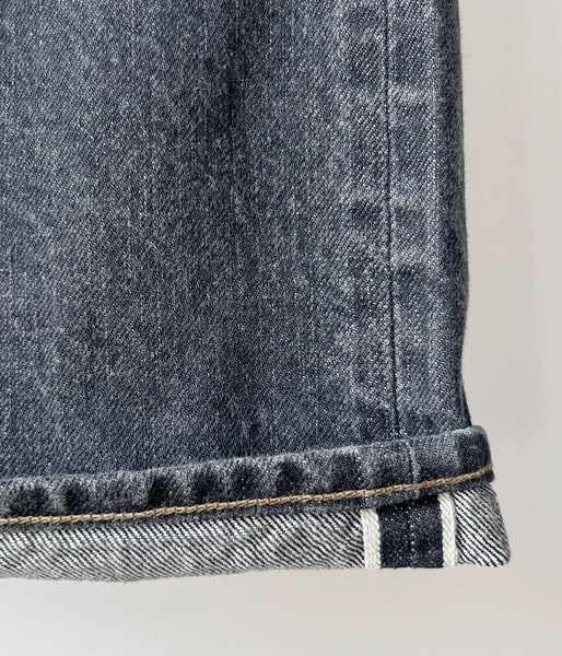 blurhms ROOTSTOCK/13.5oz DENIM PANTS WIDE (USED-SulfurBlack)