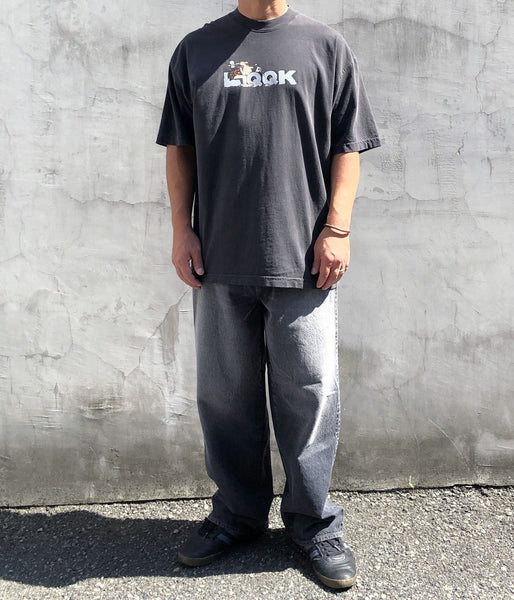 blurhms ROOTSTOCK/13.5oz DENIM PANTS WIDE (USED-SulfurBlack)
