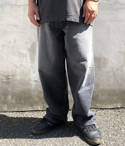blurhms ROOTSTOCK/13.5oz DENIM PANTS WIDE (USED-SulfurBlack)