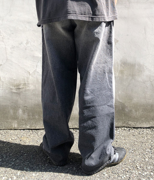 blurhms ROOTSTOCK/13.5oz DENIM PANTS WIDE (USED-SulfurBlack)