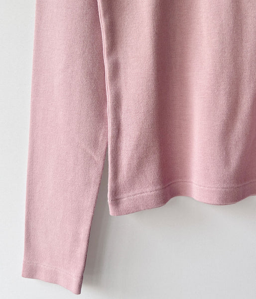 blurhms ROOTSTOCK/CLASSIC RIB HENLEY-NECK L/S (FadeSulfurRose)