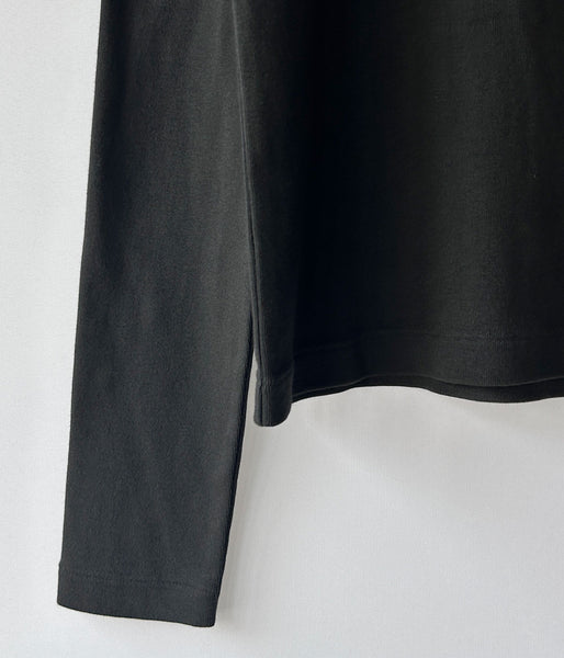 blurhms ROOTSTOCK/CLASSIC RIB HENLEY-NECK L/S (FadeSulfurBlack)