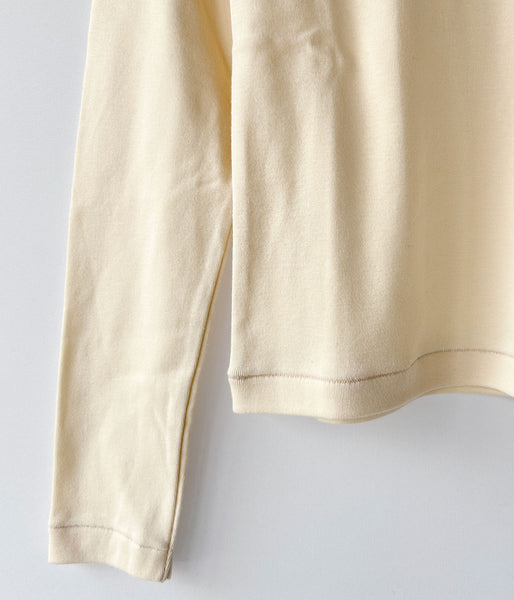 blurhms ROOTSTOCK/SILK COTTON RIB TURTLE-NECKL/S (IVORY)