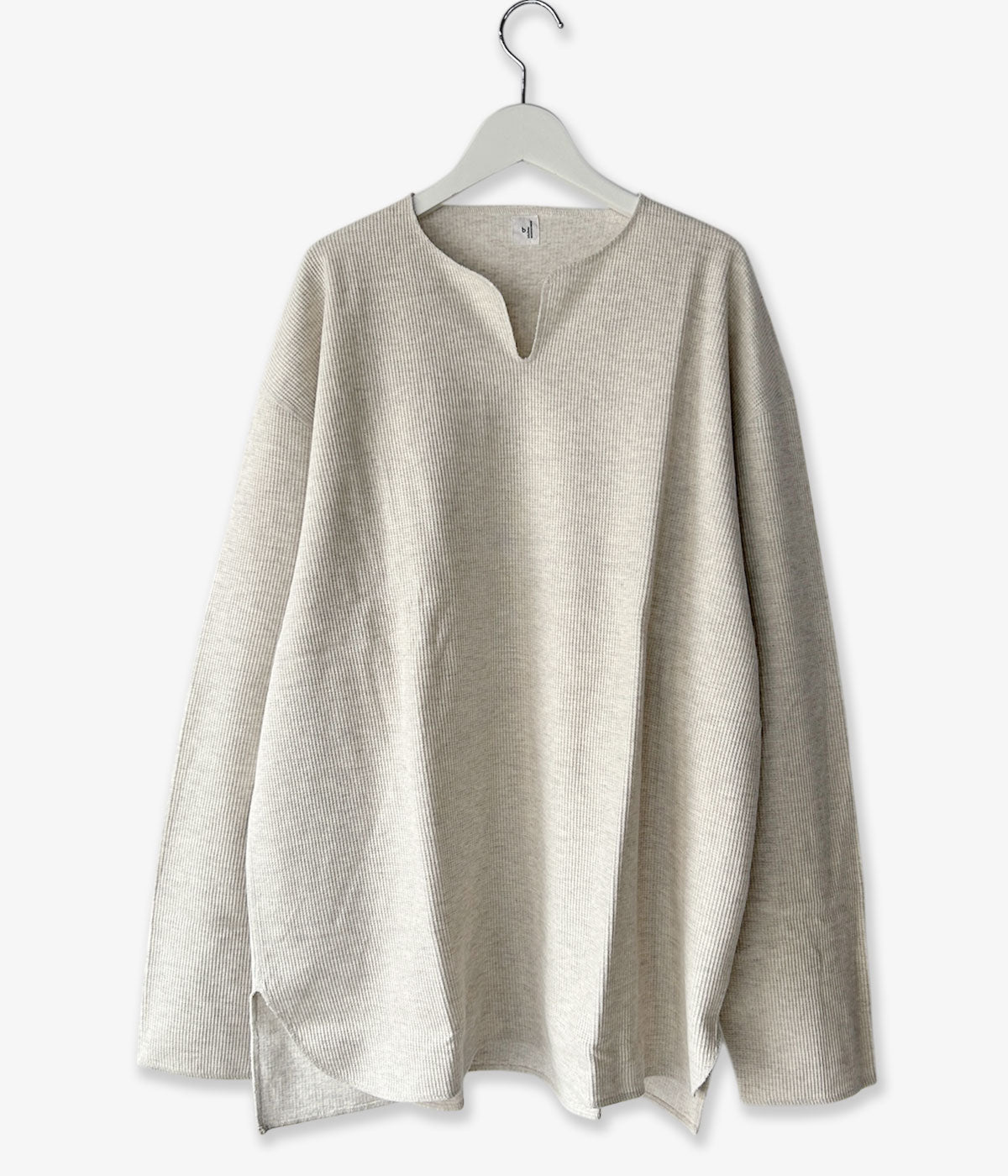 blurhms ROOTSTOCK/ROUGH&SMOOTH THERMAL OVER NECK LS (HEATHER OATMEAL)