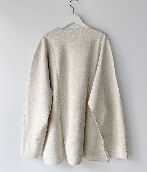 blurhms ROOTSTOCK/ROUGH&SMOOTH THERMAL OVER NECK LS (HEATHER OATMEAL)