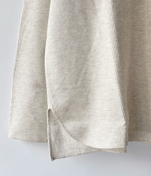 blurhms ROOTSTOCK/ROUGH&SMOOTH THERMAL OVER NECK LS (HEATHER OATMEAL)