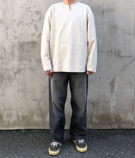 blurhms ROOTSTOCK/ROUGH&SMOOTH THERMAL OVER NECK LS (HEATHER OATMEAL)