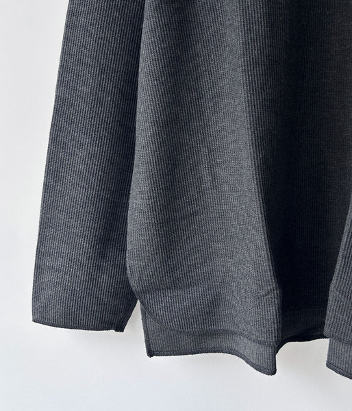 blurhms ROOTSTOCK/ROUGH&SMOOTH THERMAL OVER NECK LS (HEATHER CHARCOAL)
