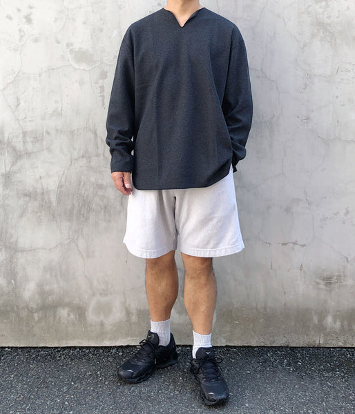 blurhms ROOTSTOCK/ROUGH&SMOOTH THERMAL OVER NECK LS (HEATHER CHARCOAL)