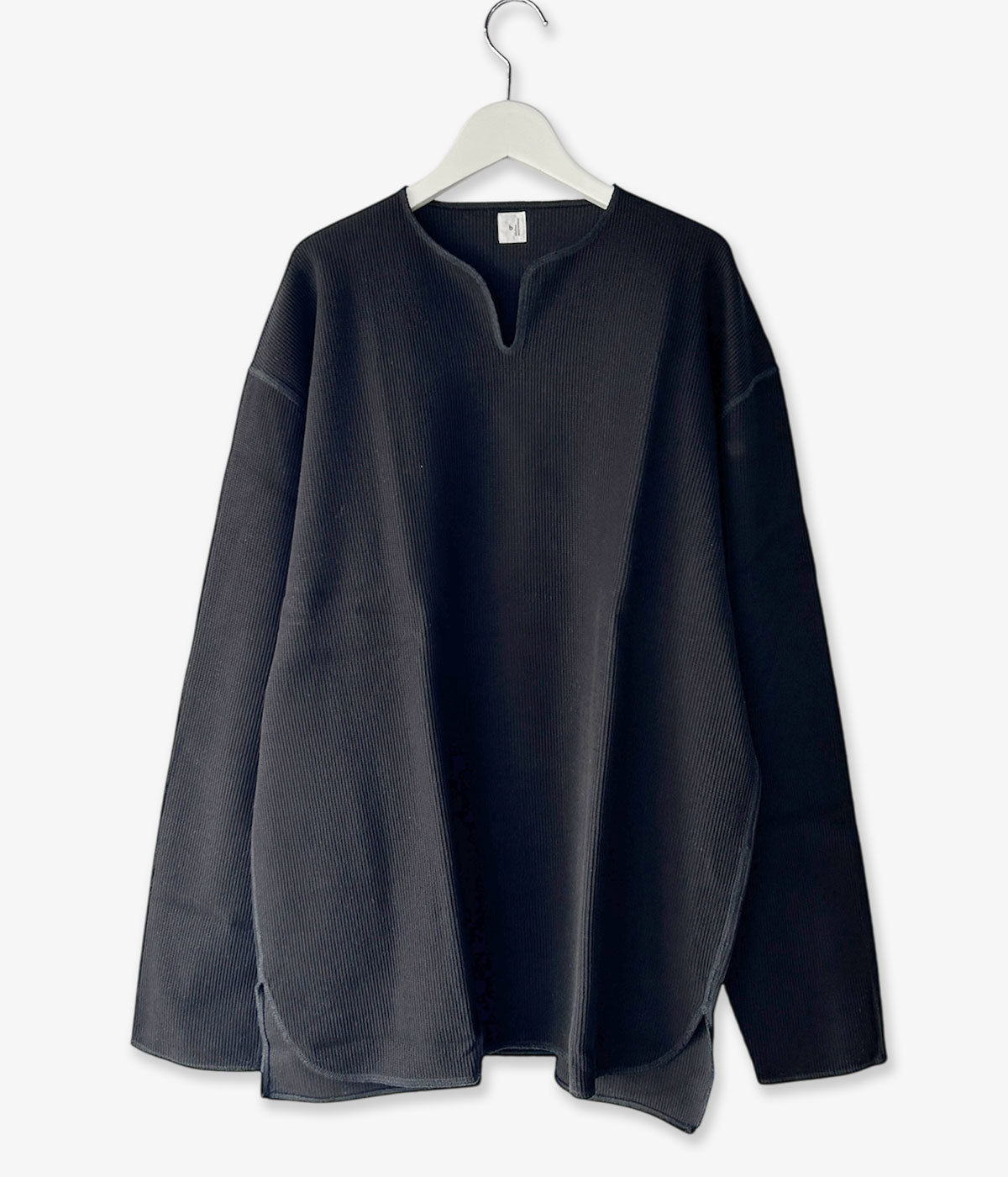 blurhms ROOTSTOCK/ROUGH&SMOOTH THERMAL OVER NECK LS (BLACK)