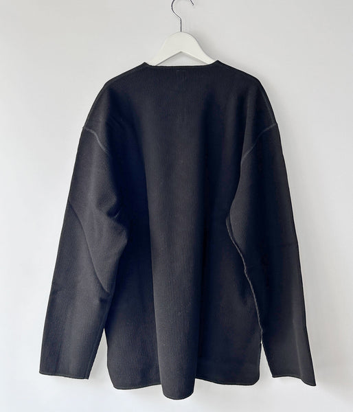 blurhms ROOTSTOCK/ROUGH&SMOOTH THERMAL OVER NECK LS (BLACK)