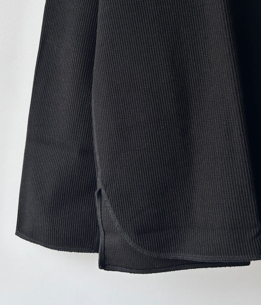 blurhms ROOTSTOCK/ROUGH&SMOOTH THERMAL OVER NECK LS (BLACK)